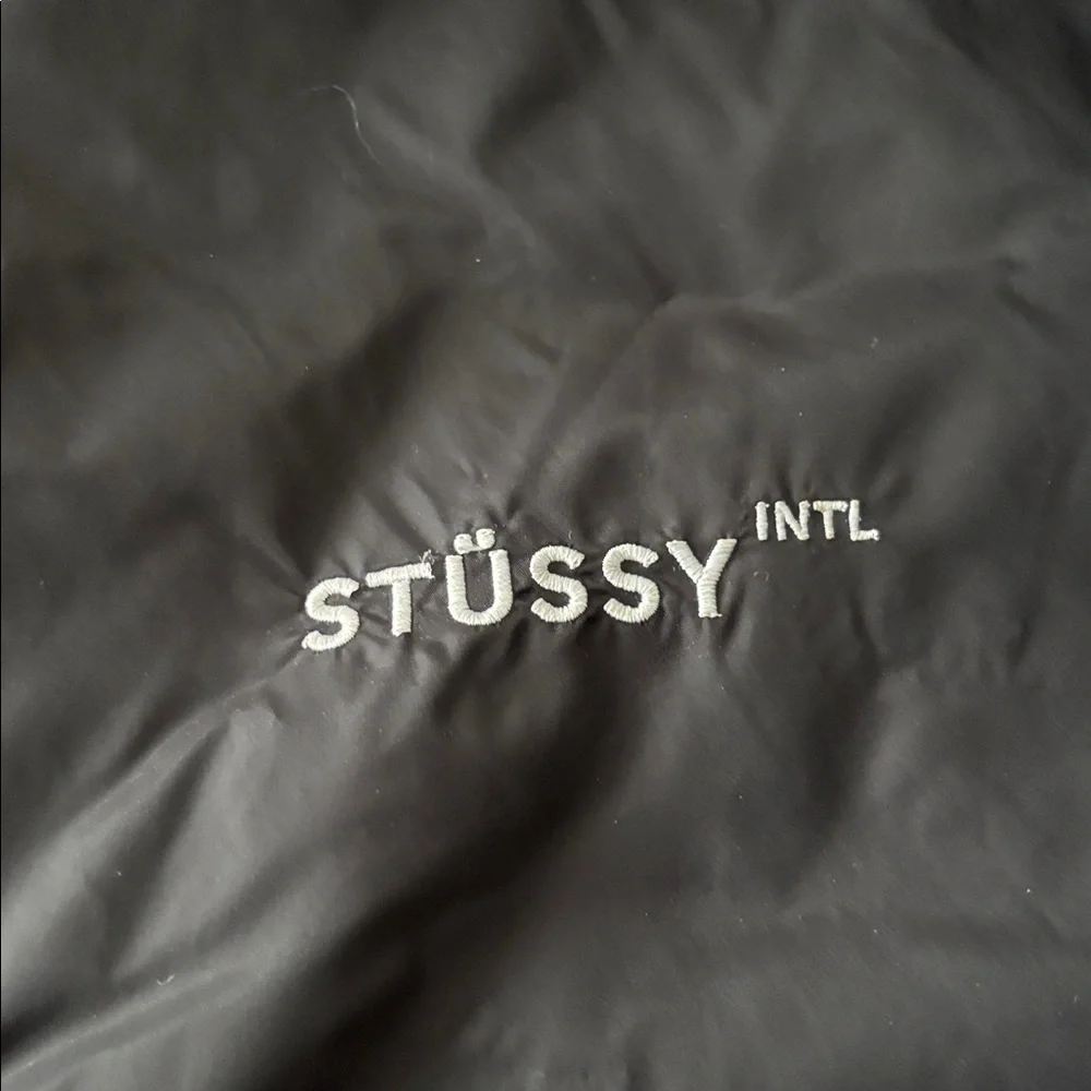 Men’s STUSSY Lightweight Windbreaker Zip Up Jacket Size Large *1 tiny flaw* - Picture 2 of 11